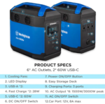 WESTINGHOUSE iGEN1000S PORTABLE POWER STATION - Image 11