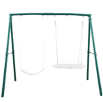 440lbs Extra Large Metal Swing Frame with 5 Hanging Hooks, Heavy Duty A-Frame Swing Stand - Image 7