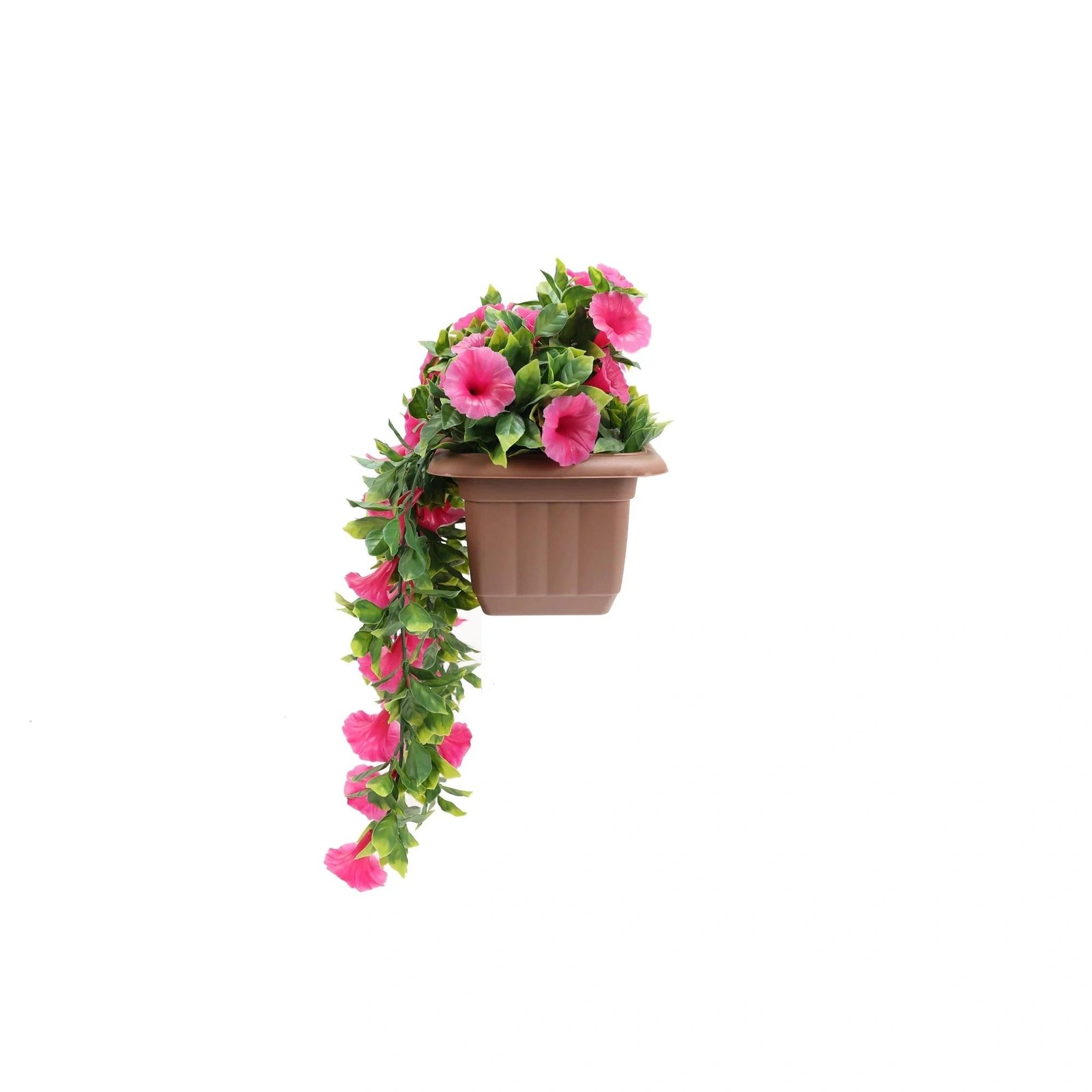 Artificial Pink Petunia Window Box Planter 50cm - UV Resistant Draping Flowers - Image 3