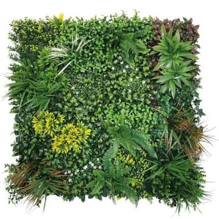 Sunlit Canopy – UV Resistant Artificial Green Wall Panel 1m x 1m