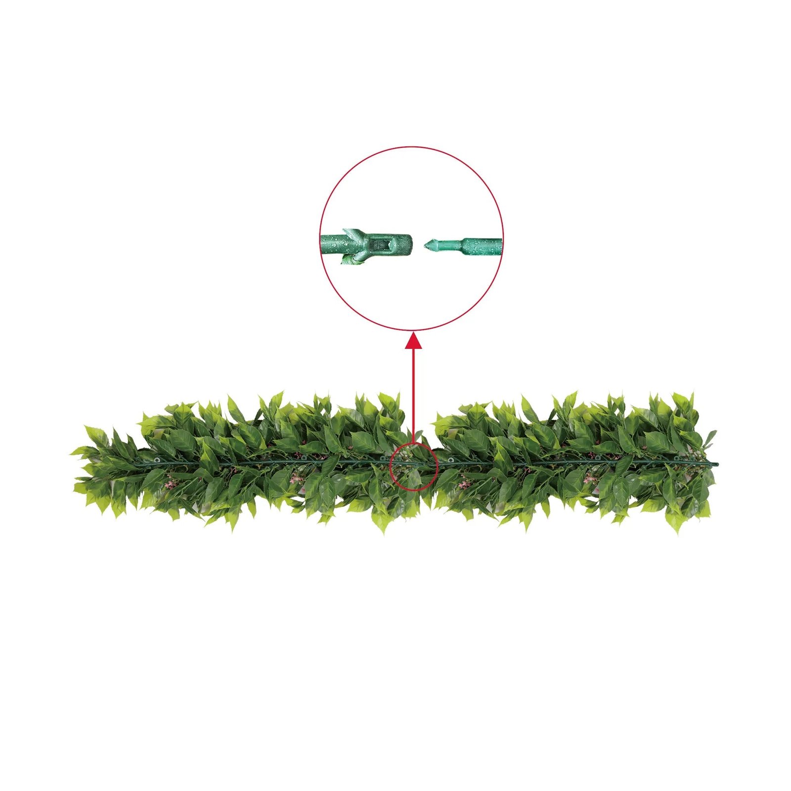 UV Extendable Hanging Flowering Pepperberry Garland - 55cm - Image 3