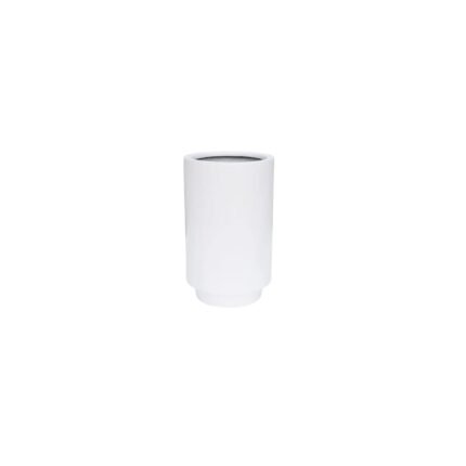 Luxury Cylinder Planter 40cm | Matt White | Premium Pot Range