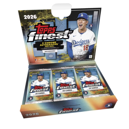 2026 Topps Finest Baseball Hobby 8 Box Case